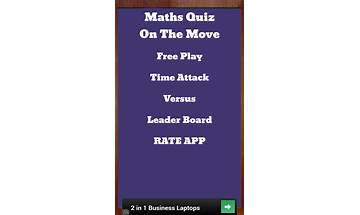 Maths Quiz On The Move for Android - Download the APK from Habererciyes